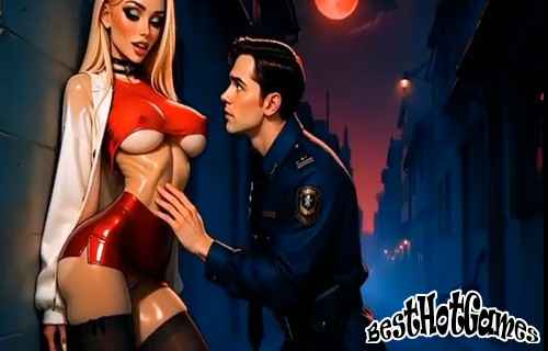 Un policier sodomise brutalement une prostituée dans la rue et dans une ruelle.